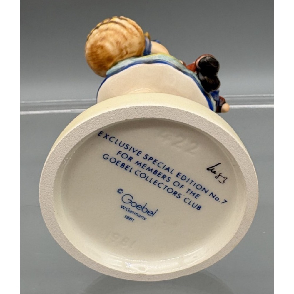 Vtg Goebel Hummel "What Now?" #422 Exclusive Special Edition No. 7 Figurine Box - Picture 7 of 9